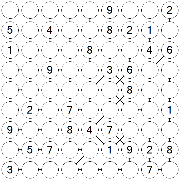 Chain Sudoku - Hard