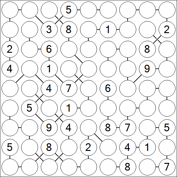 Chain Sudoku - Difficile