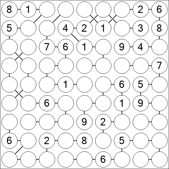 Chain Sudoku - Difficile