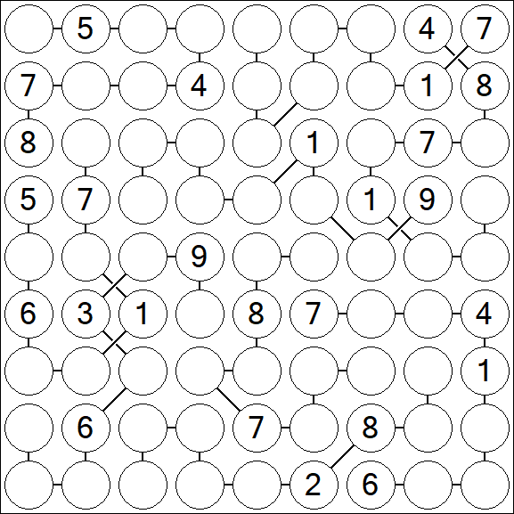 Chain Sudoku - Difícil