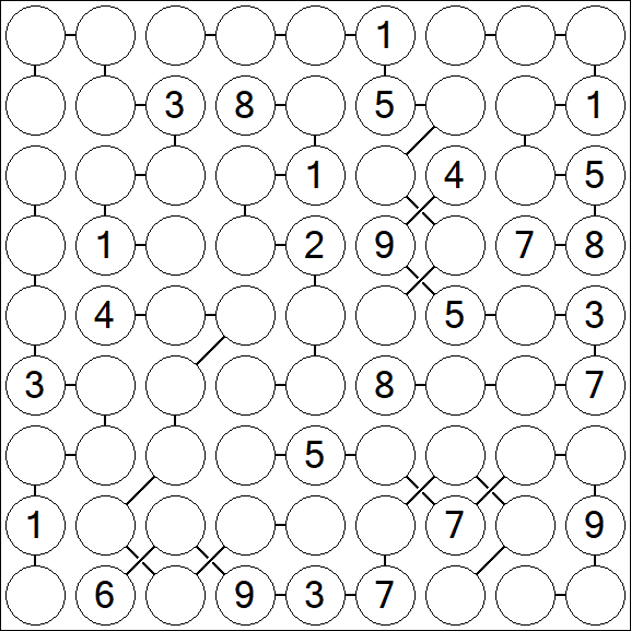 Chain Sudoku - Hard