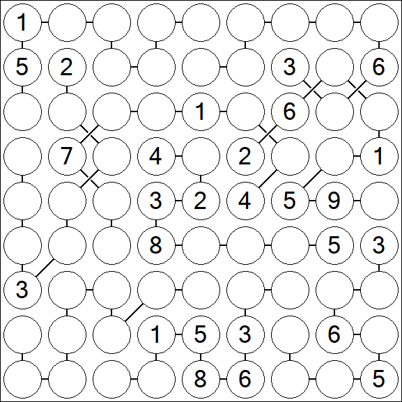 Chain Sudoku - Hard