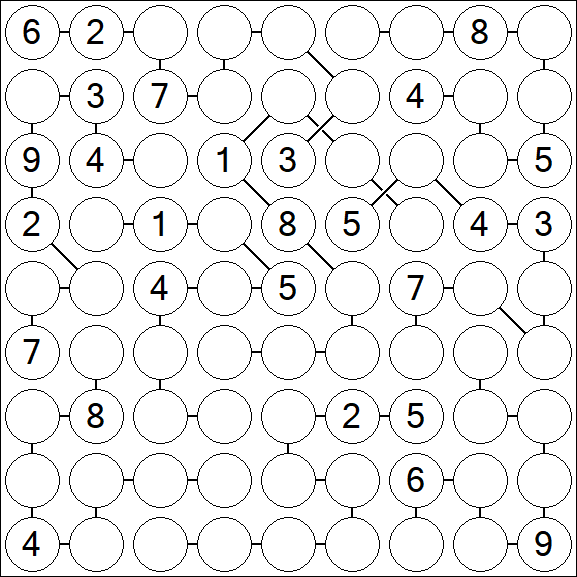 Chain Sudoku - Hard