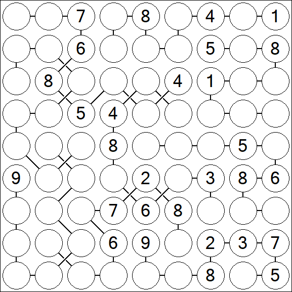 Chain Sudoku - Hard