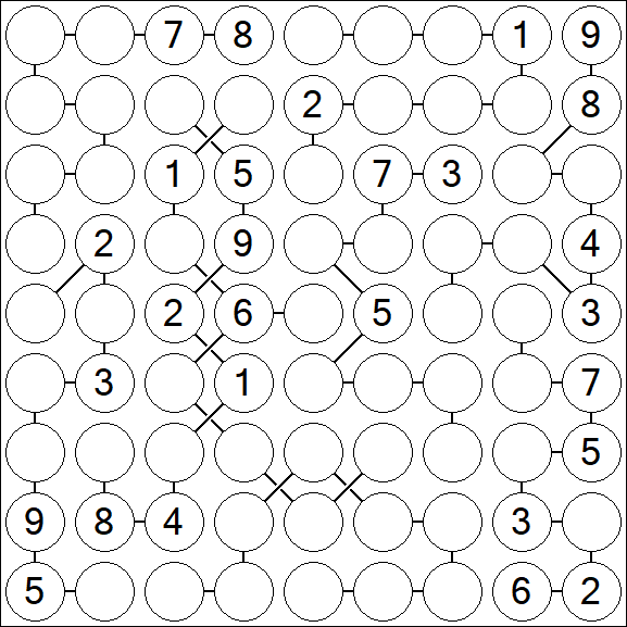 Chain Sudoku - Hard