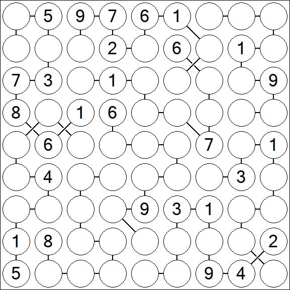 Chain Sudoku - Hard