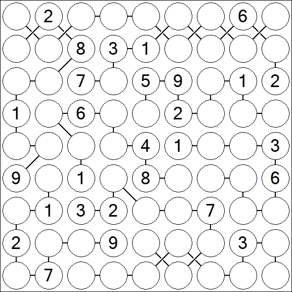 Chain Sudoku - Hard