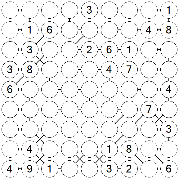 Chain Sudoku - Difícil