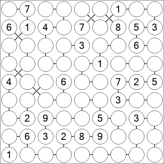Chain Sudoku - Schwierig