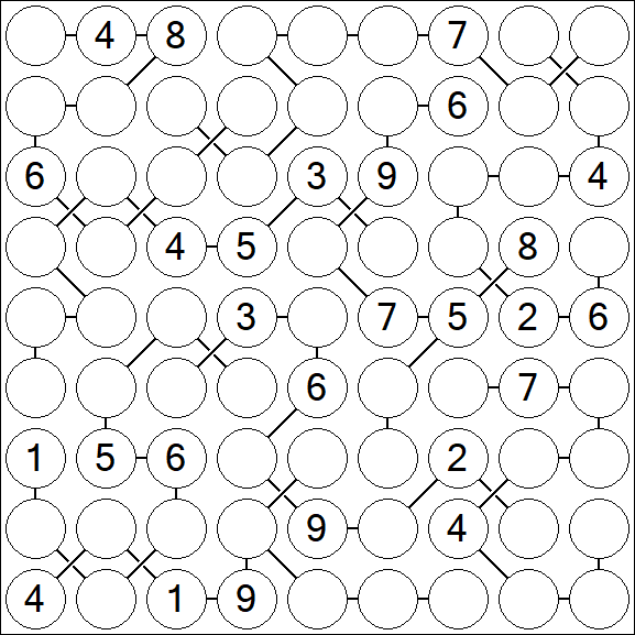 Chain Sudoku - Difícil