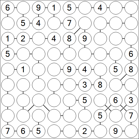 Chain Sudoku - Difícil