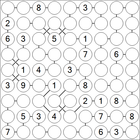 Chain Sudoku - Difícil