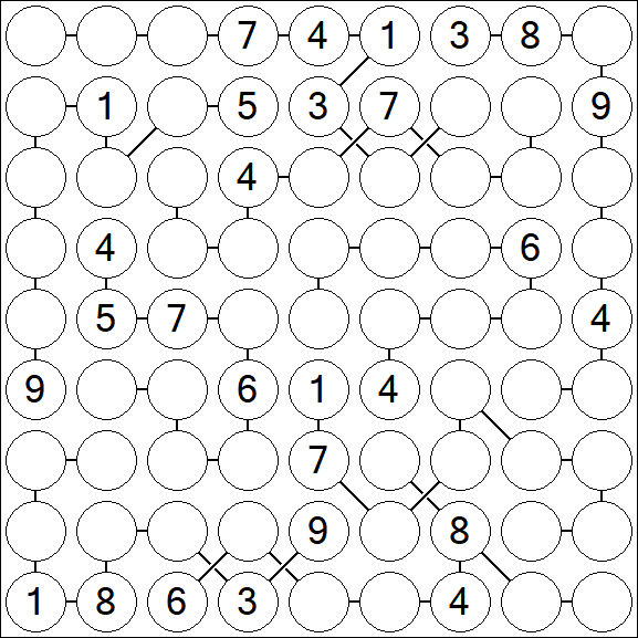 Chain Sudoku - Difícil