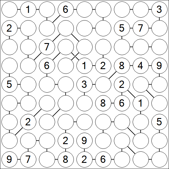 Chain Sudoku - Difícil