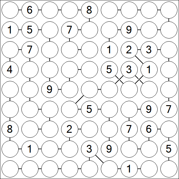 Chain Sudoku - Difficile