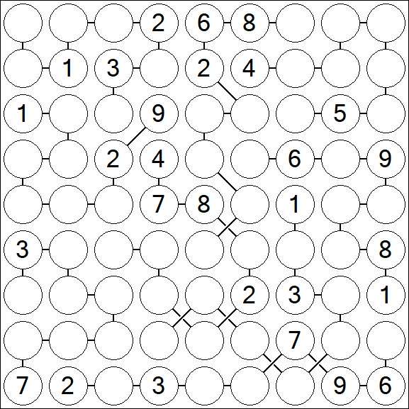 Chain Sudoku - Hard