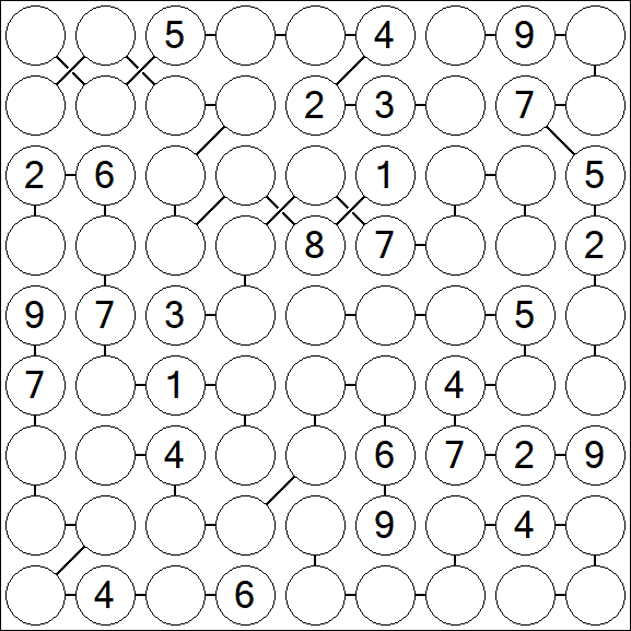 Chain Sudoku - Hard