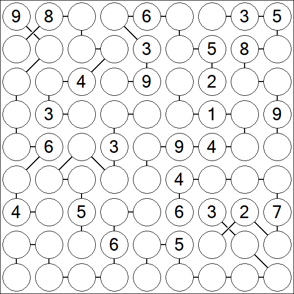 Chain Sudoku - Hard