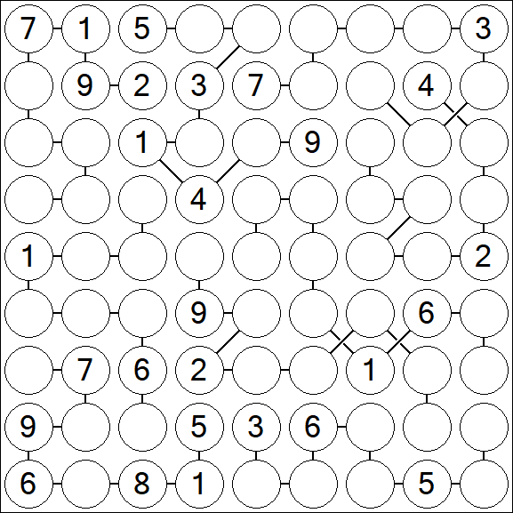 Chain Sudoku - Hard