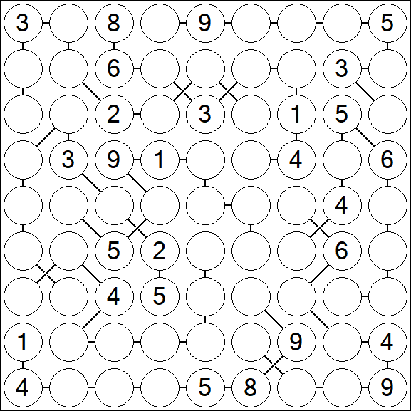 Chain Sudoku - Hard