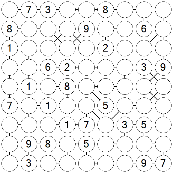 Chain Sudoku - Hard