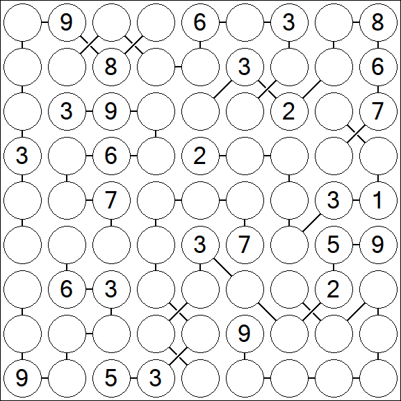 Chain Sudoku - Hard