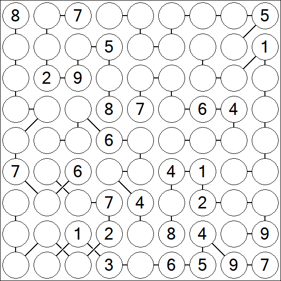 Chain Sudoku - Hard