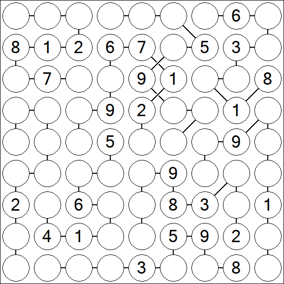 Chain Sudoku - Hard