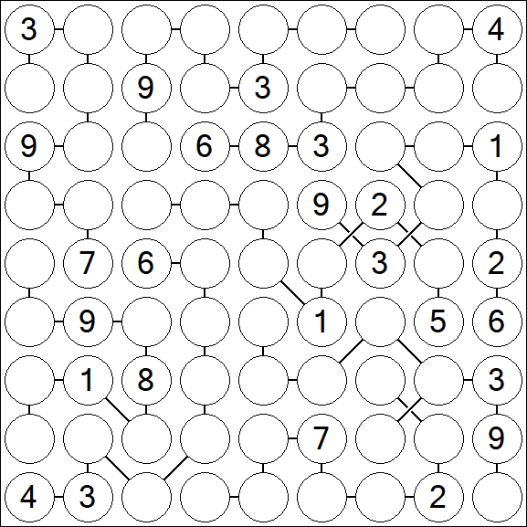 Chain Sudoku - Difficile