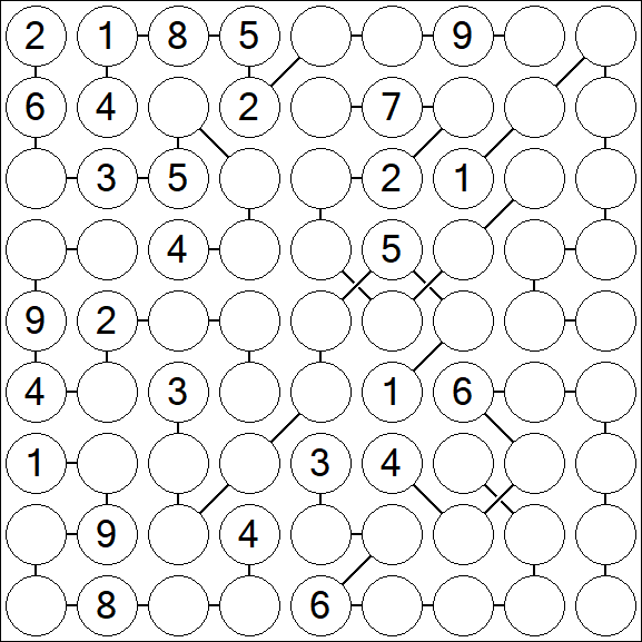 Chain Sudoku - Difficile