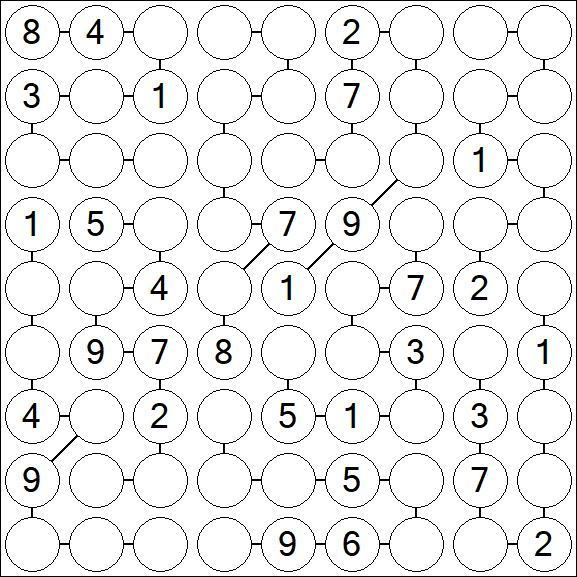 Chain Sudoku - Difícil