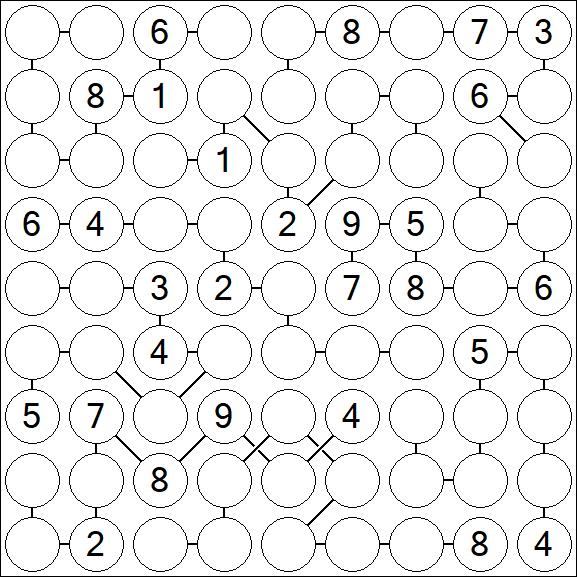 Chain Sudoku - Schwierig