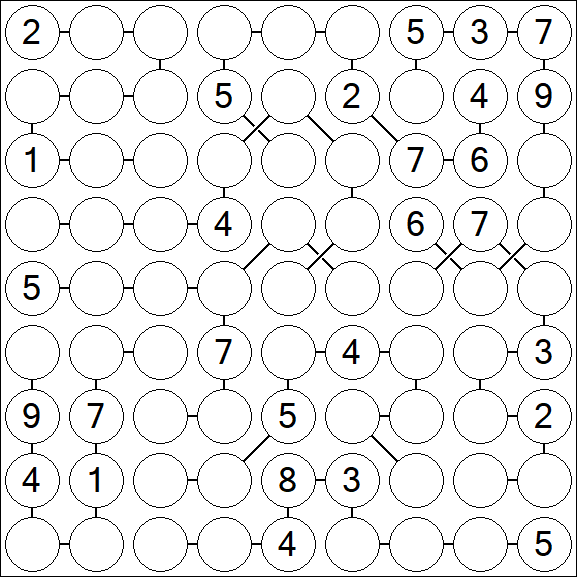 Chain Sudoku - Schwierig