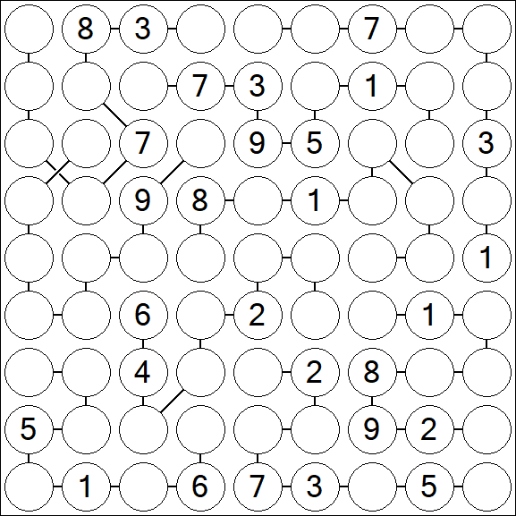 Chain Sudoku - Schwierig