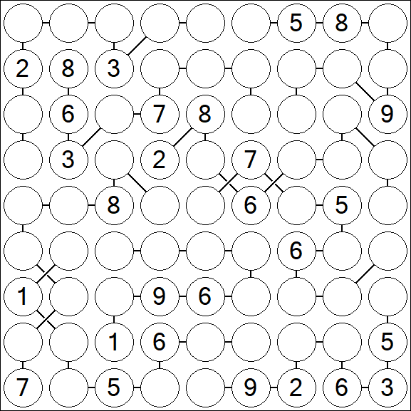 Chain Sudoku - Schwierig