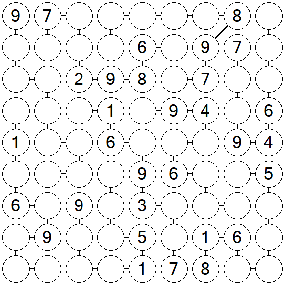 Chain Sudoku - Schwierig
