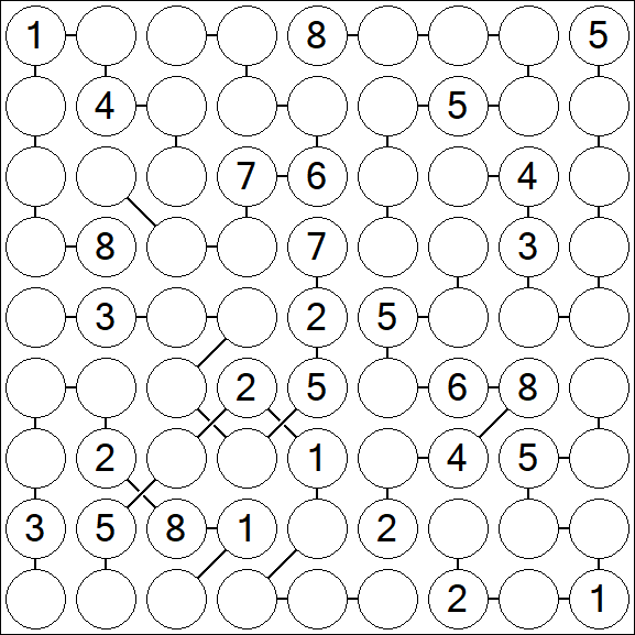 Chain Sudoku - Difficile