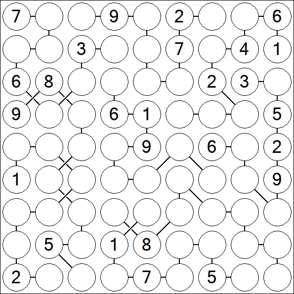 Chain Sudoku - Difficile
