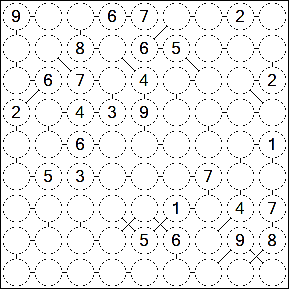Chain Sudoku - Difficile