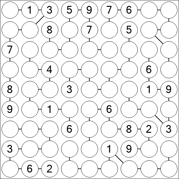 Chain Sudoku - Difficile