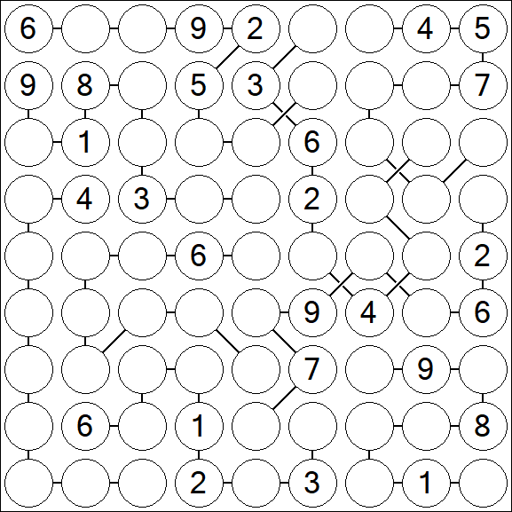 Chain Sudoku - Difficile