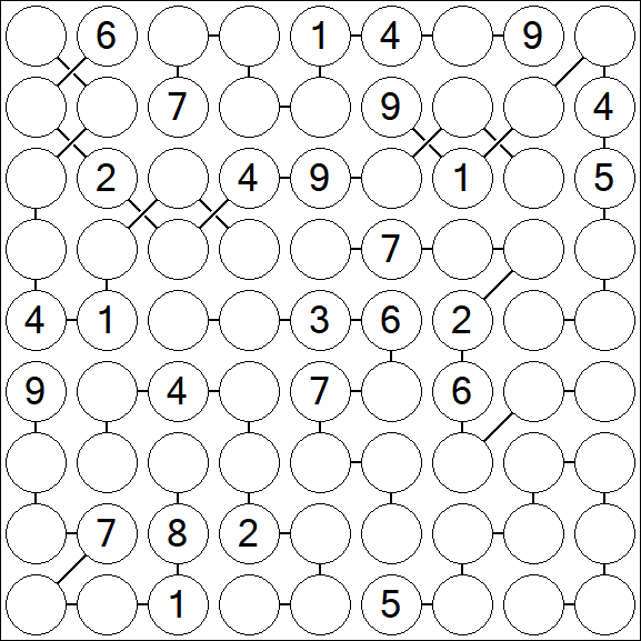 Chain Sudoku - Hard