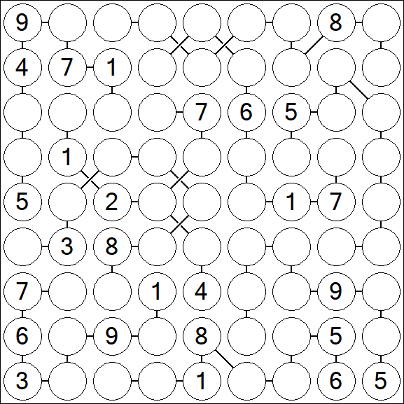 Chain Sudoku - Hard