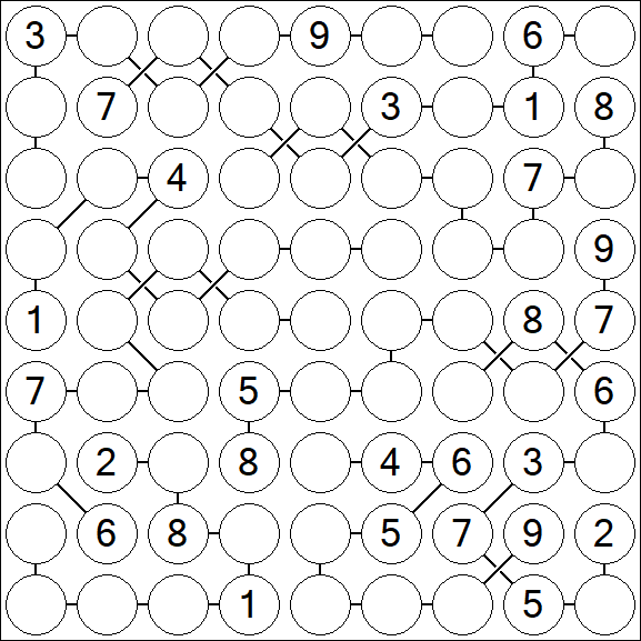 Chain Sudoku - Hard