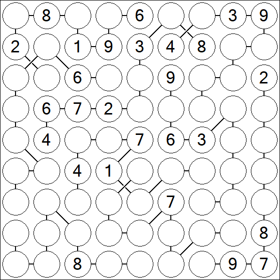 Chain Sudoku - Hard