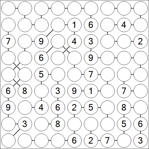 Chain Sudoku - Hard