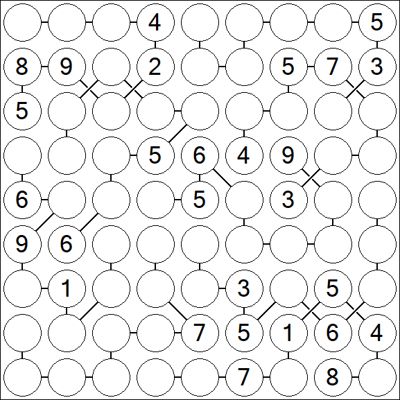 Chain Sudoku - Hard