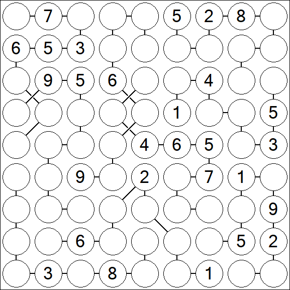 Chain Sudoku - Difficile