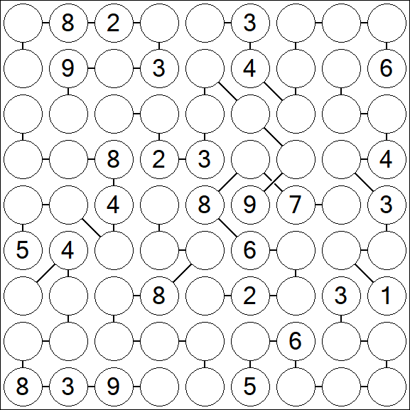 Chain Sudoku - Difficile