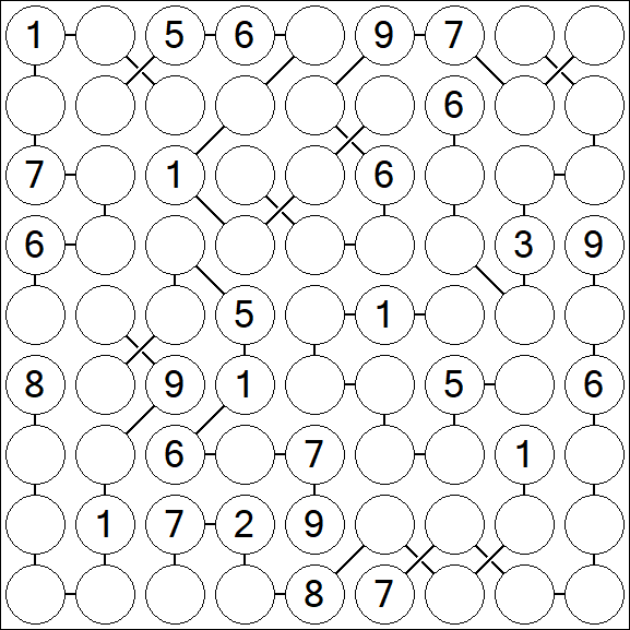 Chain Sudoku - Hard